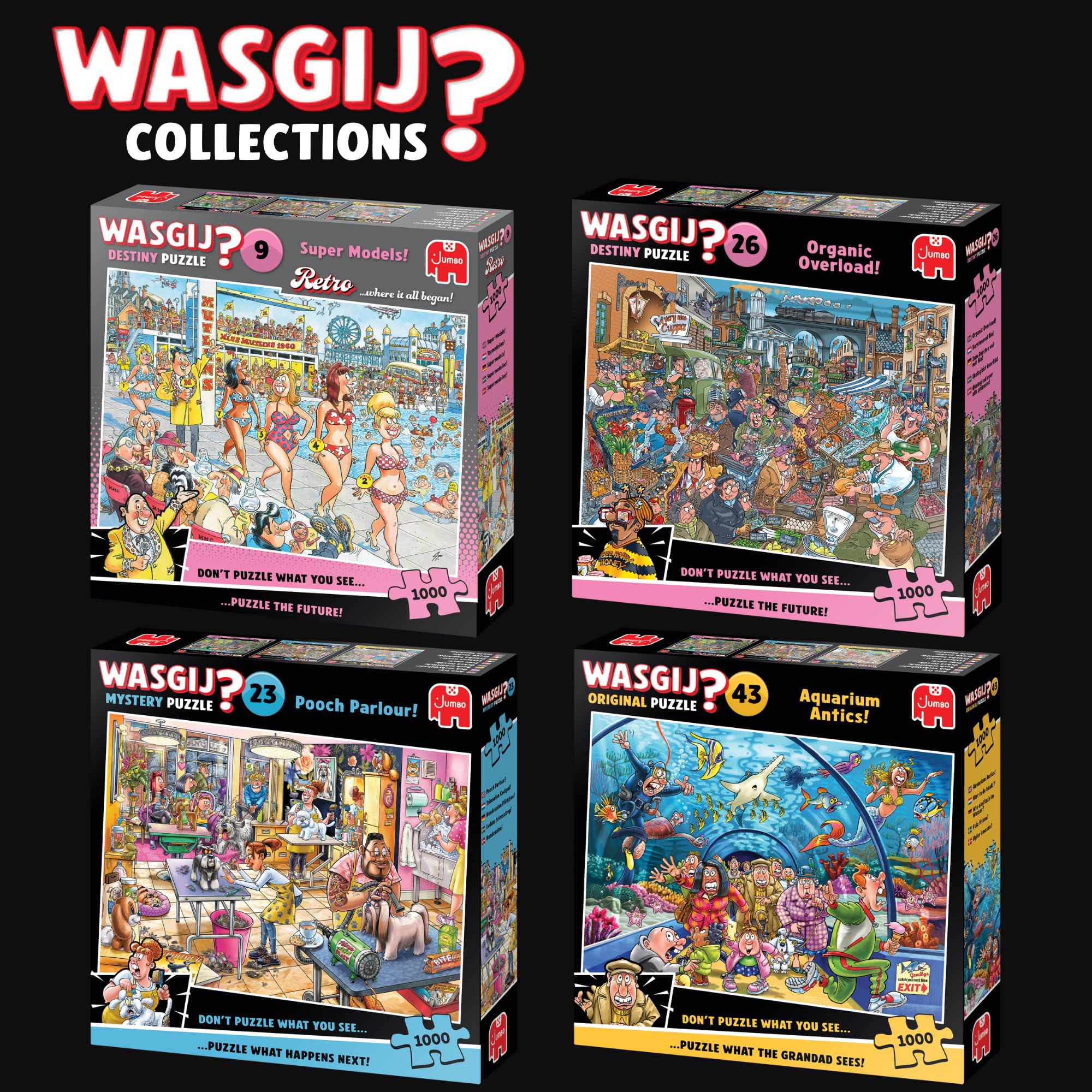Amazon.co.jp: Wasgij Retro Destiny 9 - Super Models - Puzzle 1000